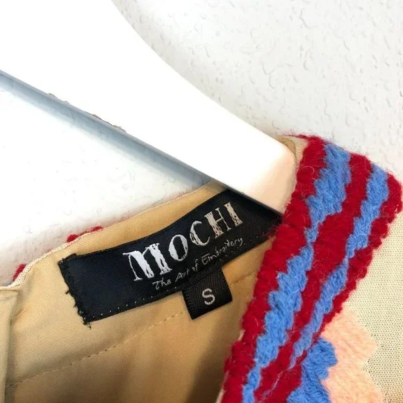 All Things Mochi Isula Embroidered Tassel Dress sz S - Picture 4 of 8